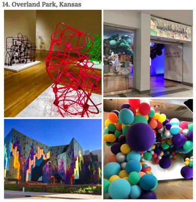 The Most Unique Art Towns in America.