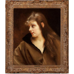Gustave Jean Jacquet - "Portrait of Brunette"