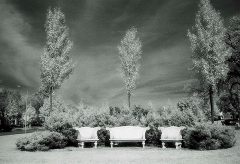 Anna Dorrance - "Three Chairs at Ward Parkway"